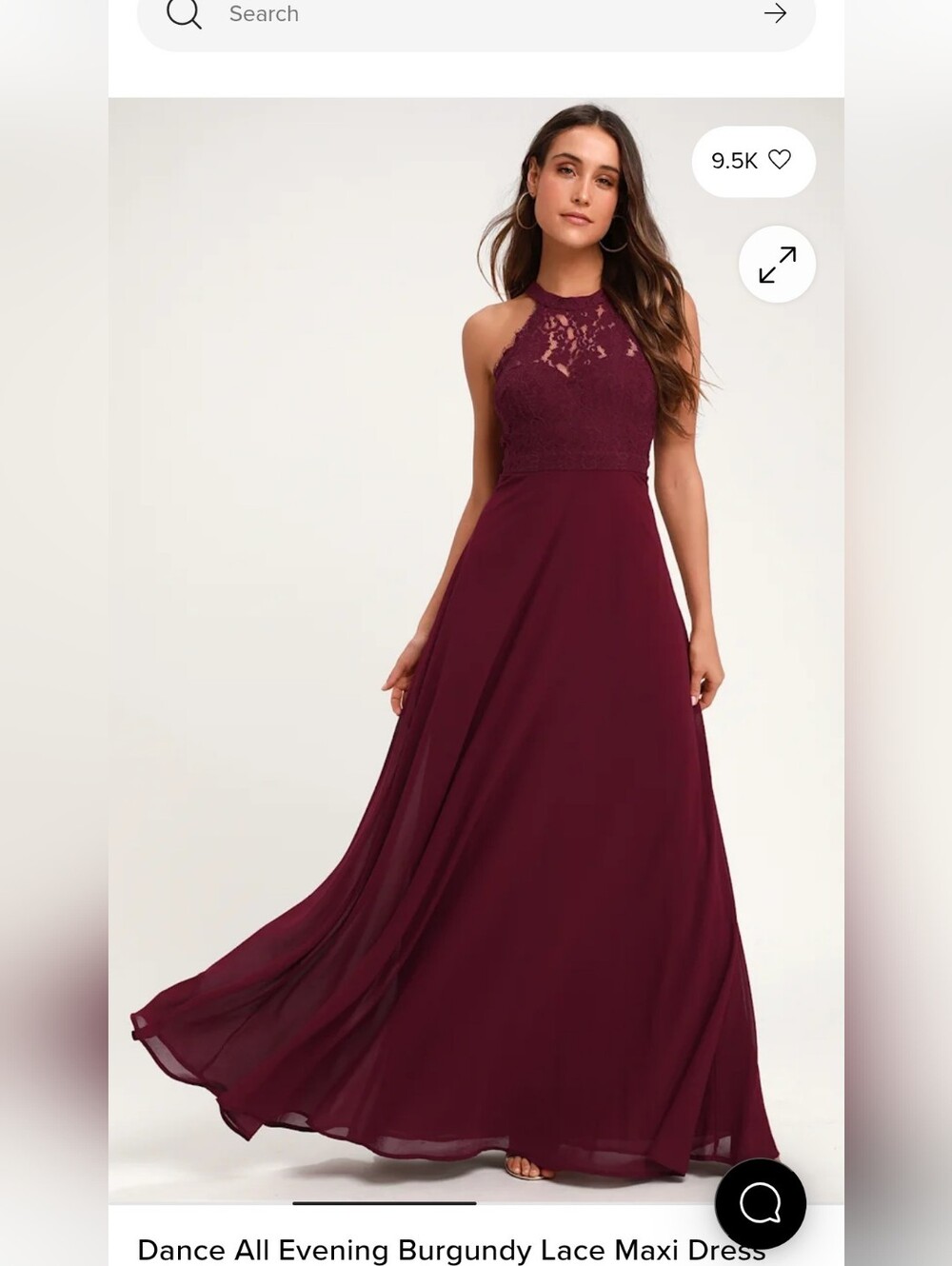 Dance All Evening Burgundy Lace Maxi Dress